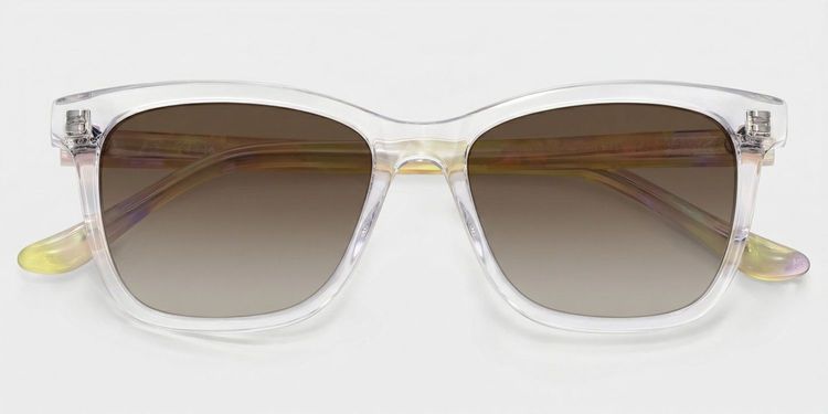 Faith Clear Rectangle Glasses
