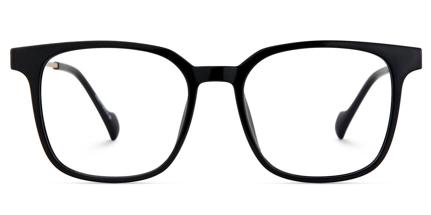 Chloe Black Square Prescription Glasses | ZEELOOL UK1