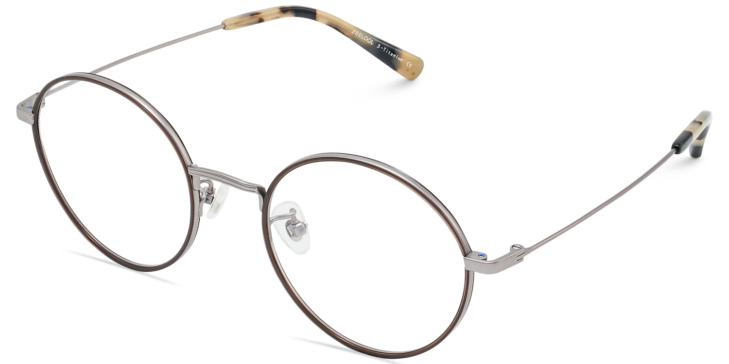 Dunn Round Brown Glasses1