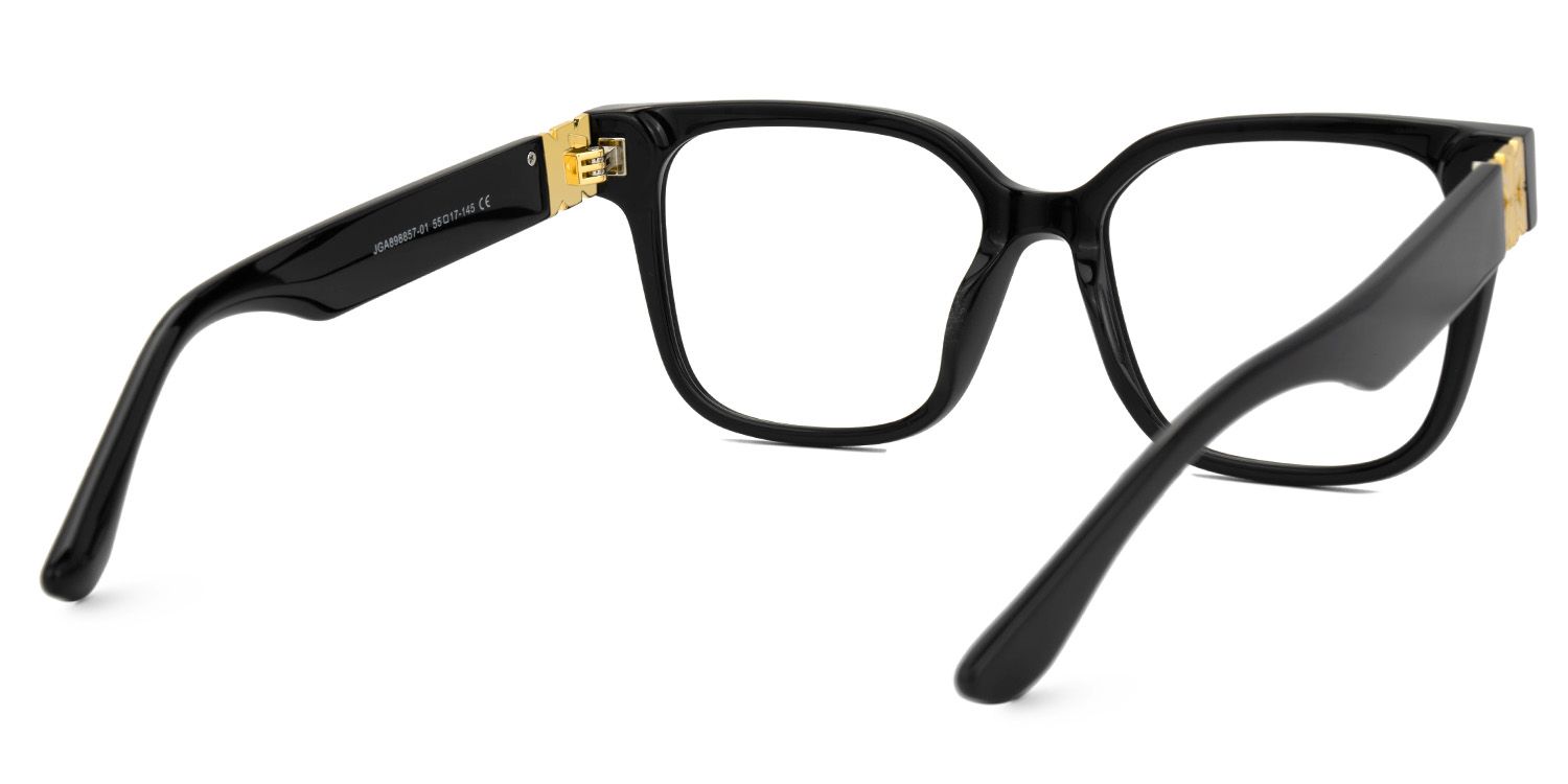 Kerri Oversized Black Square Glasses | ZEELOOL UK3