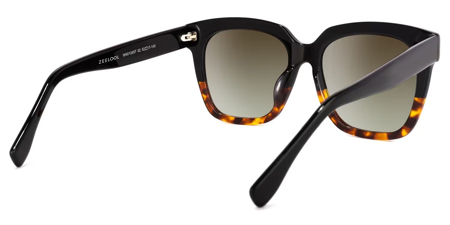 Xion Square Tortoise Sunglasses for Women & Men | ZEELOOL UK4
