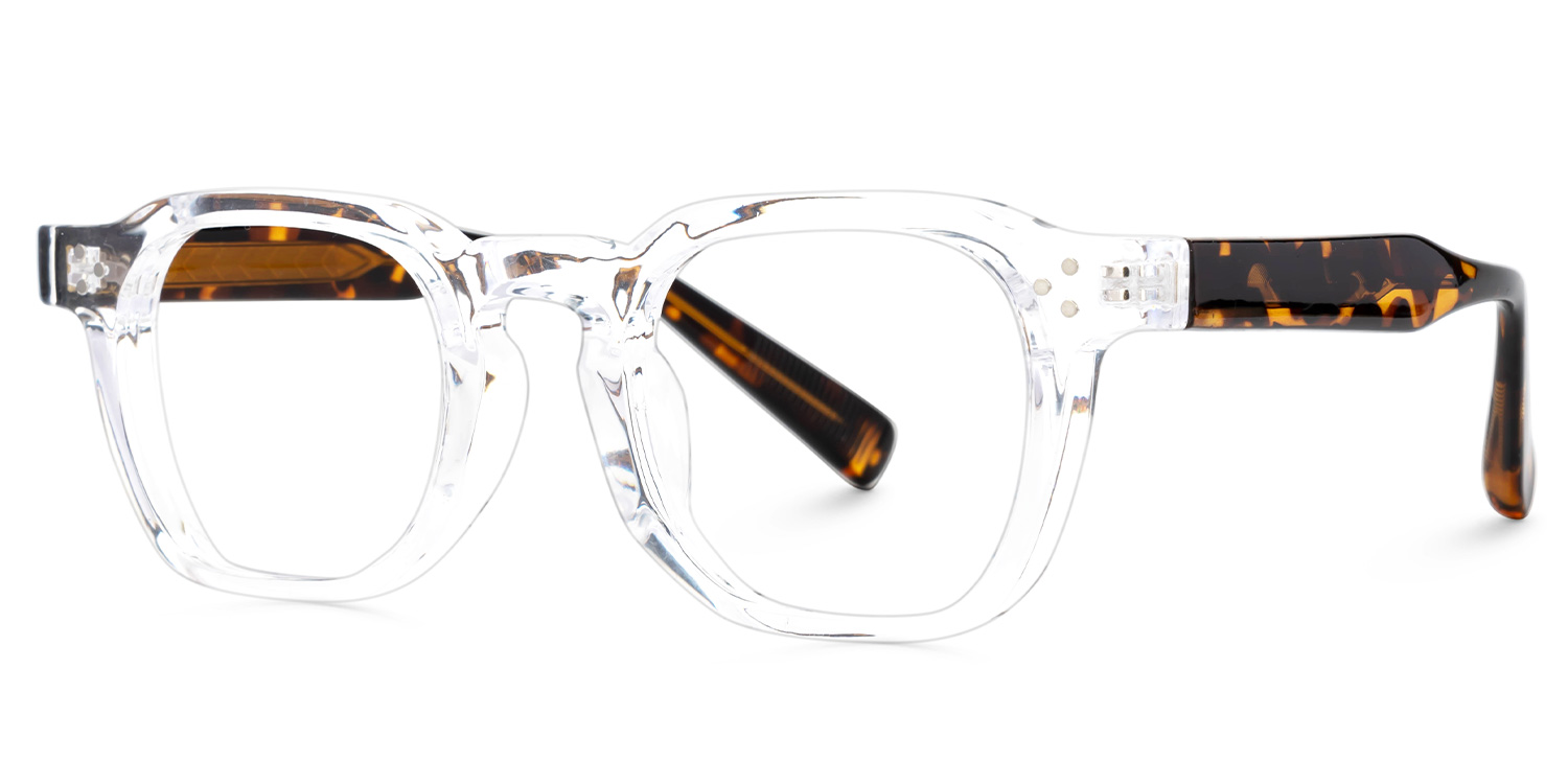 Moaya Eyeglasses in Square Crystal Frame | ZEELOOL UK1