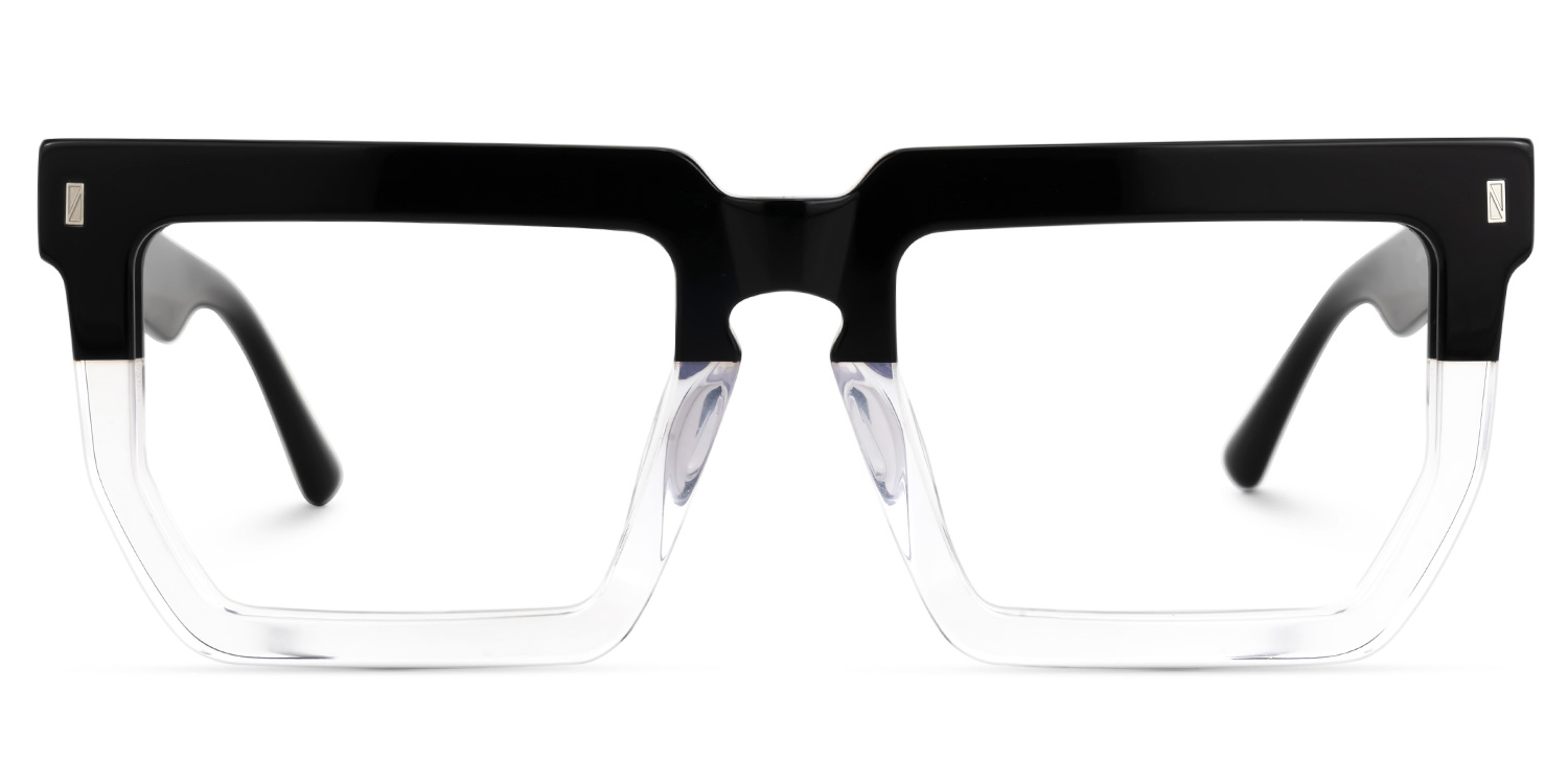 Daniela Rectangle Two-Tone Glasses1