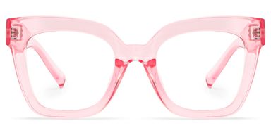 Malcolm Square Pink Glasses