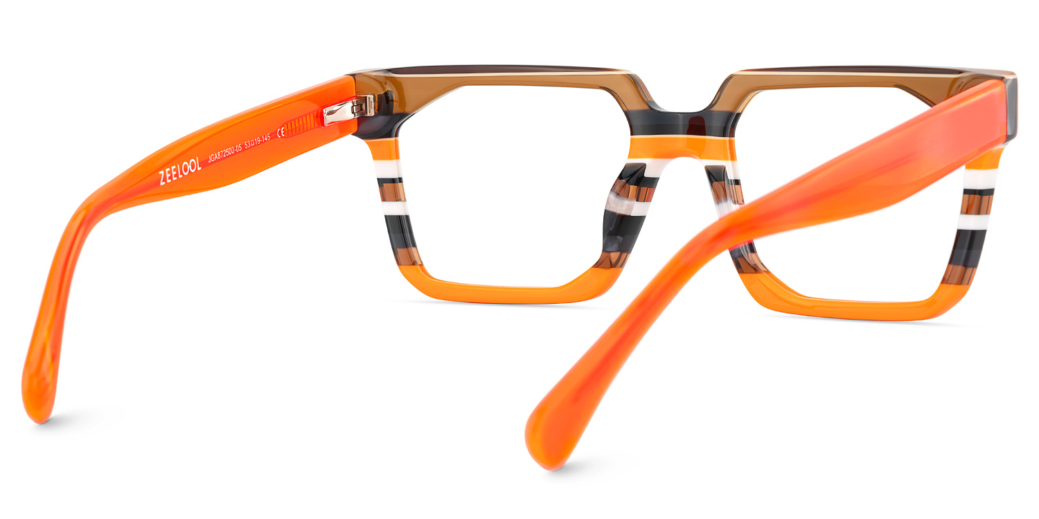 Laguer Rectangle Specs Frame For Men | ZEELOOL UK5