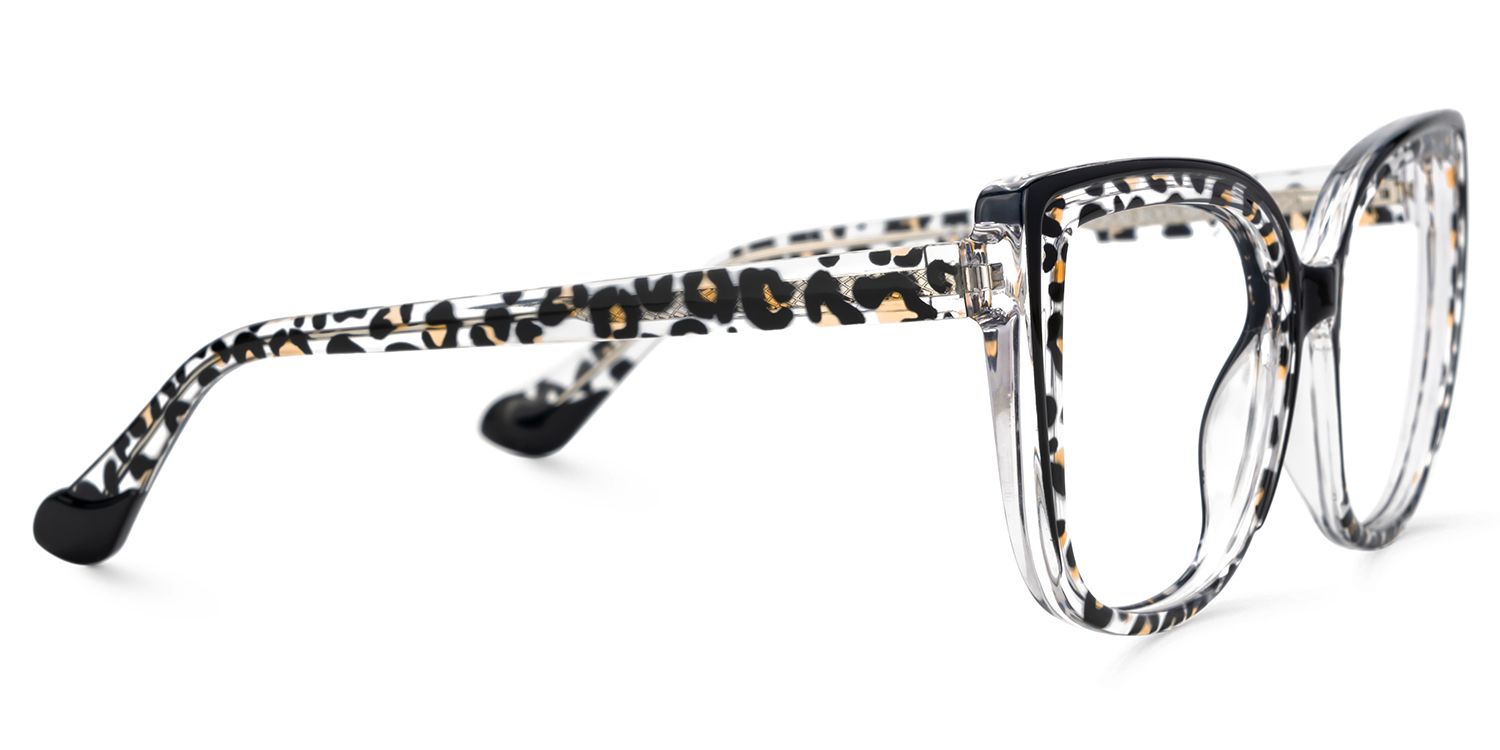 Large Tortoise Shell Eyeglasses Frames With Cat Eye Shape3