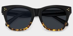 Tandy Rectangle Tortoise Sunglasses1