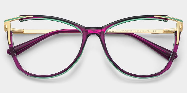 Yomary Cateye Purple Glasses