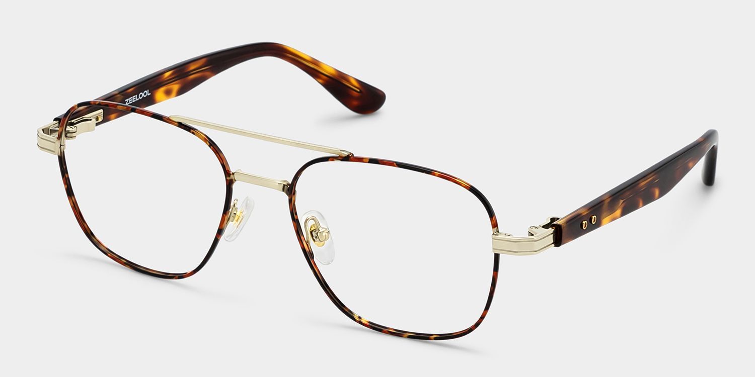 Anderson Aviator Tortoise Shell Glasses for Men | ZEELOOL3