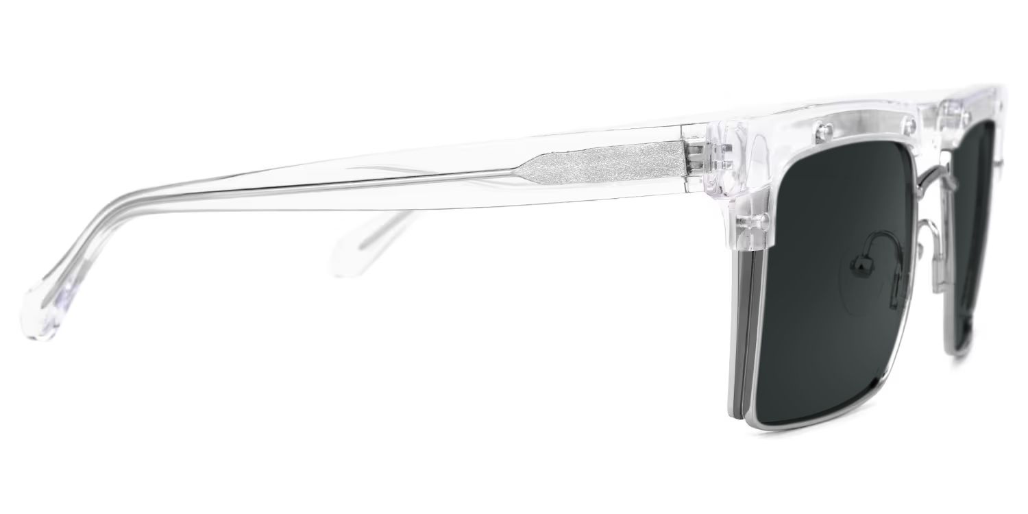 Kiana Square Clear Frame Sunglasses | ZEELOOL UK4