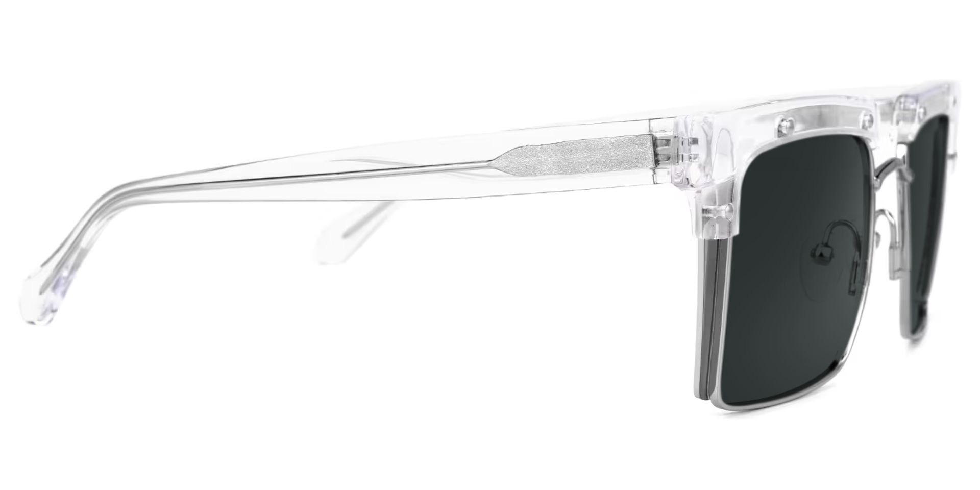 Kiana Square Clear Frame Sunglasses | ZEELOOL UK4