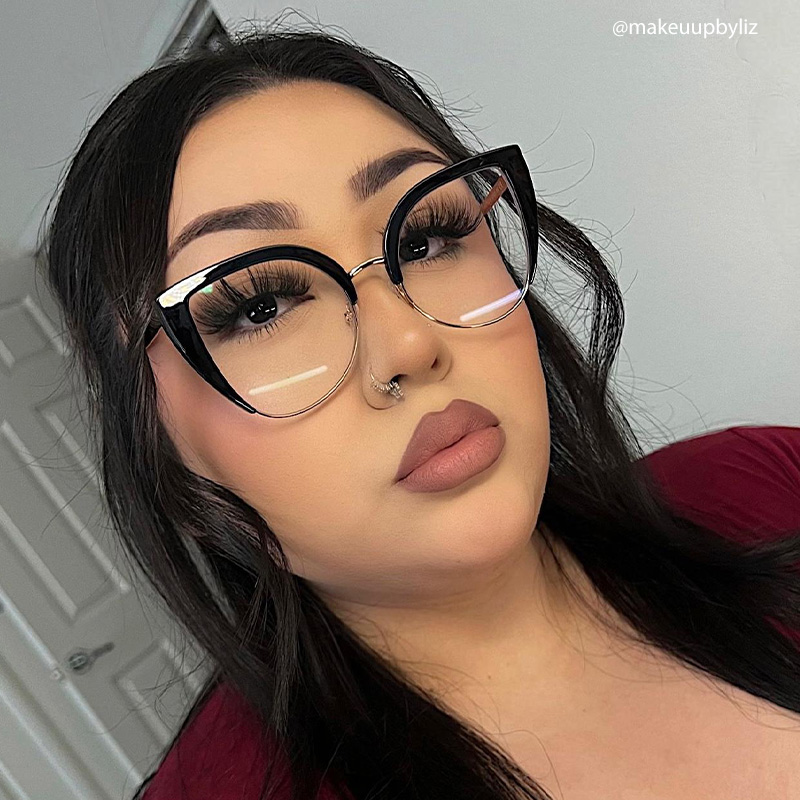 Brewer Cateye Black Glasses7