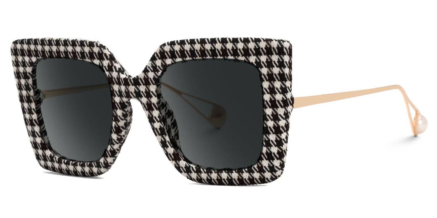 Latanya Two-Tone Sunglasses with Square Shape | ZEELOOL UK1