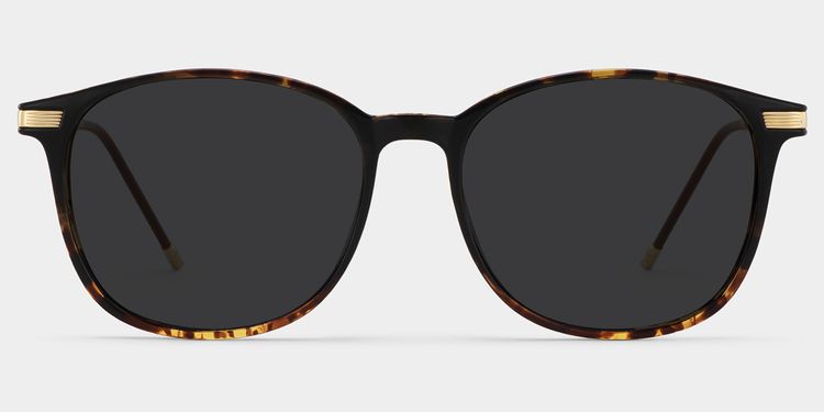 Greene Tortoise Square Sunglasses