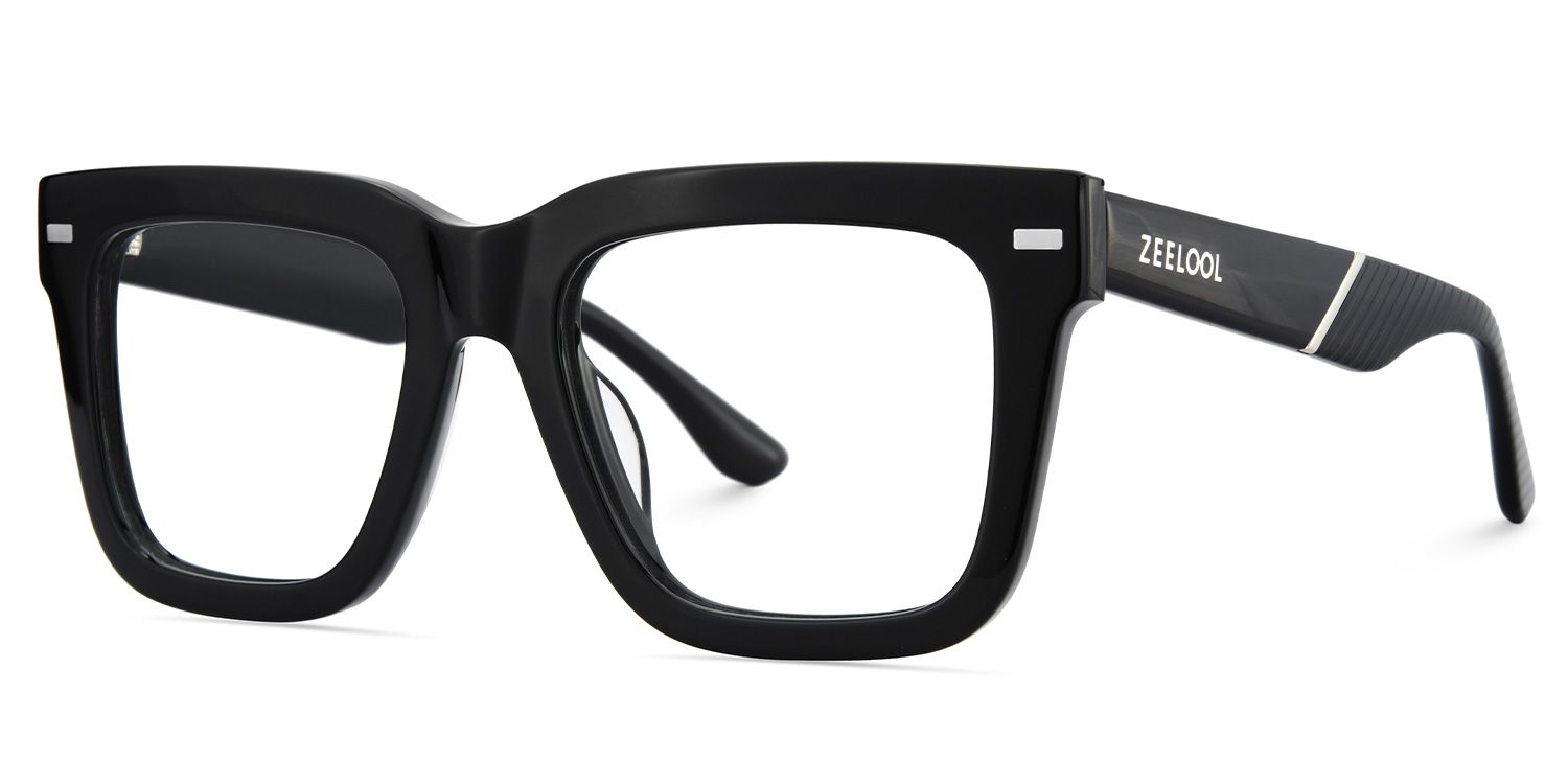 Thick Black Frame Glasses For Men3