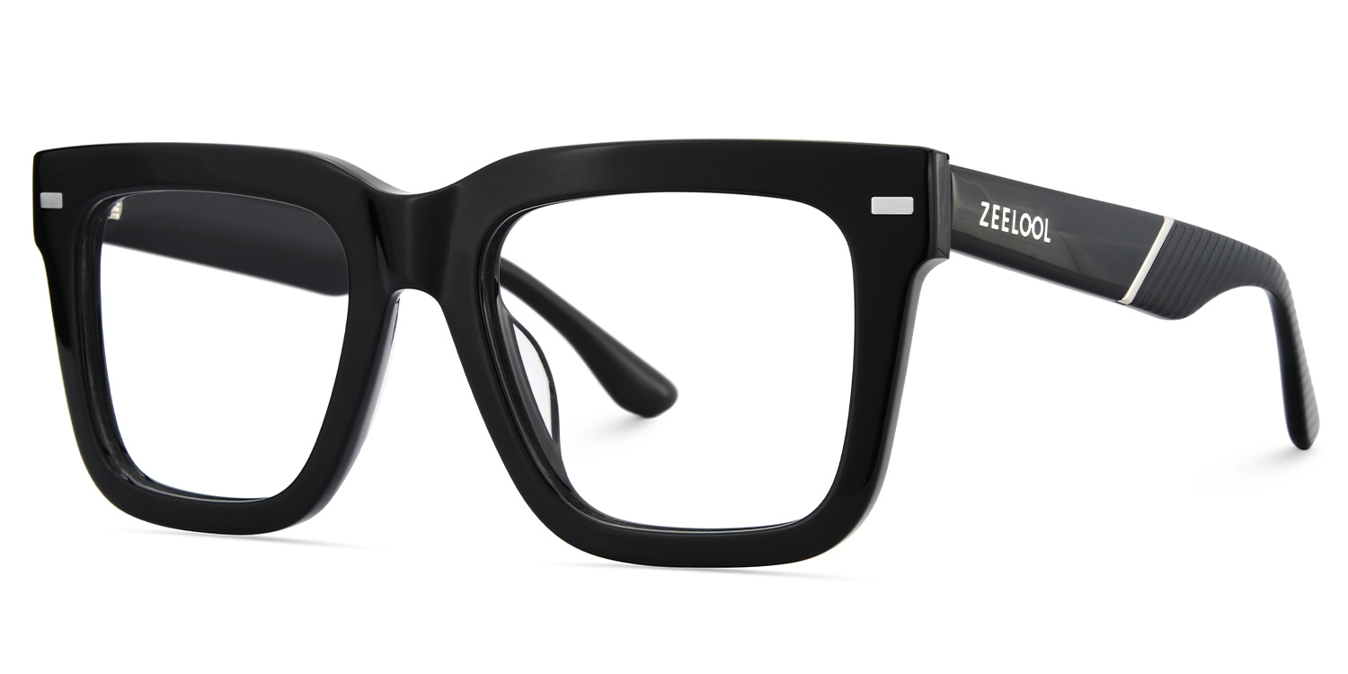 Thick Black Frame Glasses For Men3