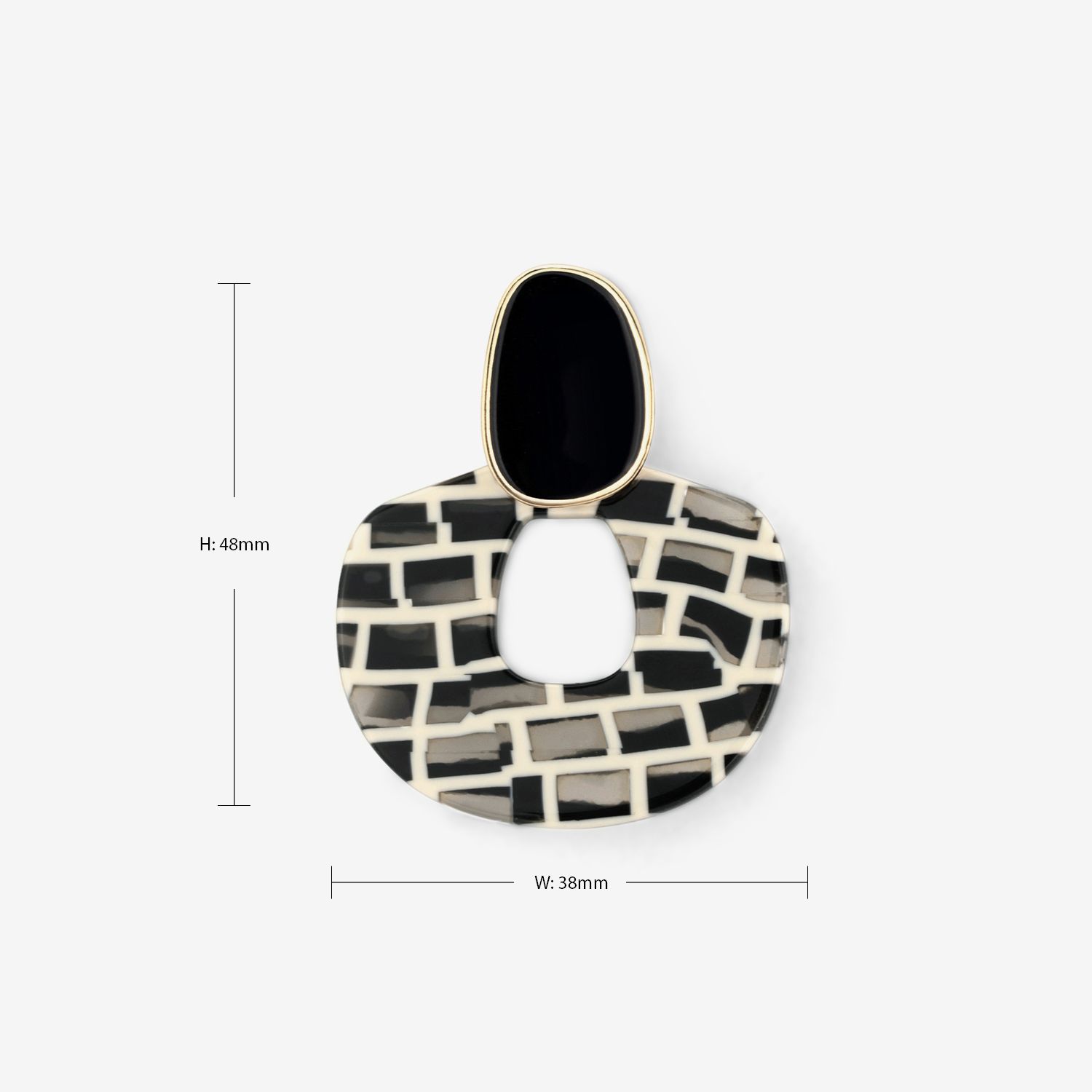 Earrings Accessories For Glasses in Black Color3