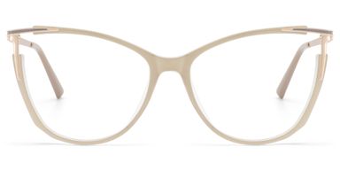 Yomary Cateye Khaki Glasses