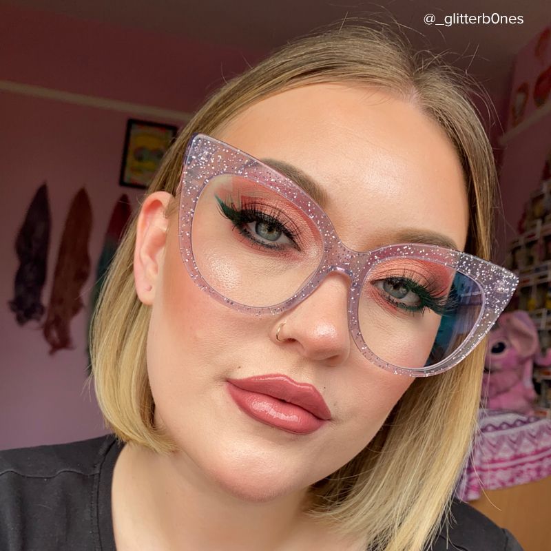 Trenton Cateye Gray Glasses | ZEELOOL UK5