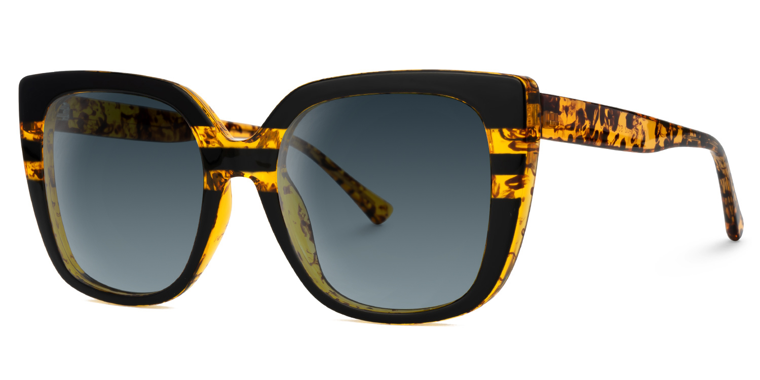 ZEELOOL Brenda Square Tortoise Sunglasses