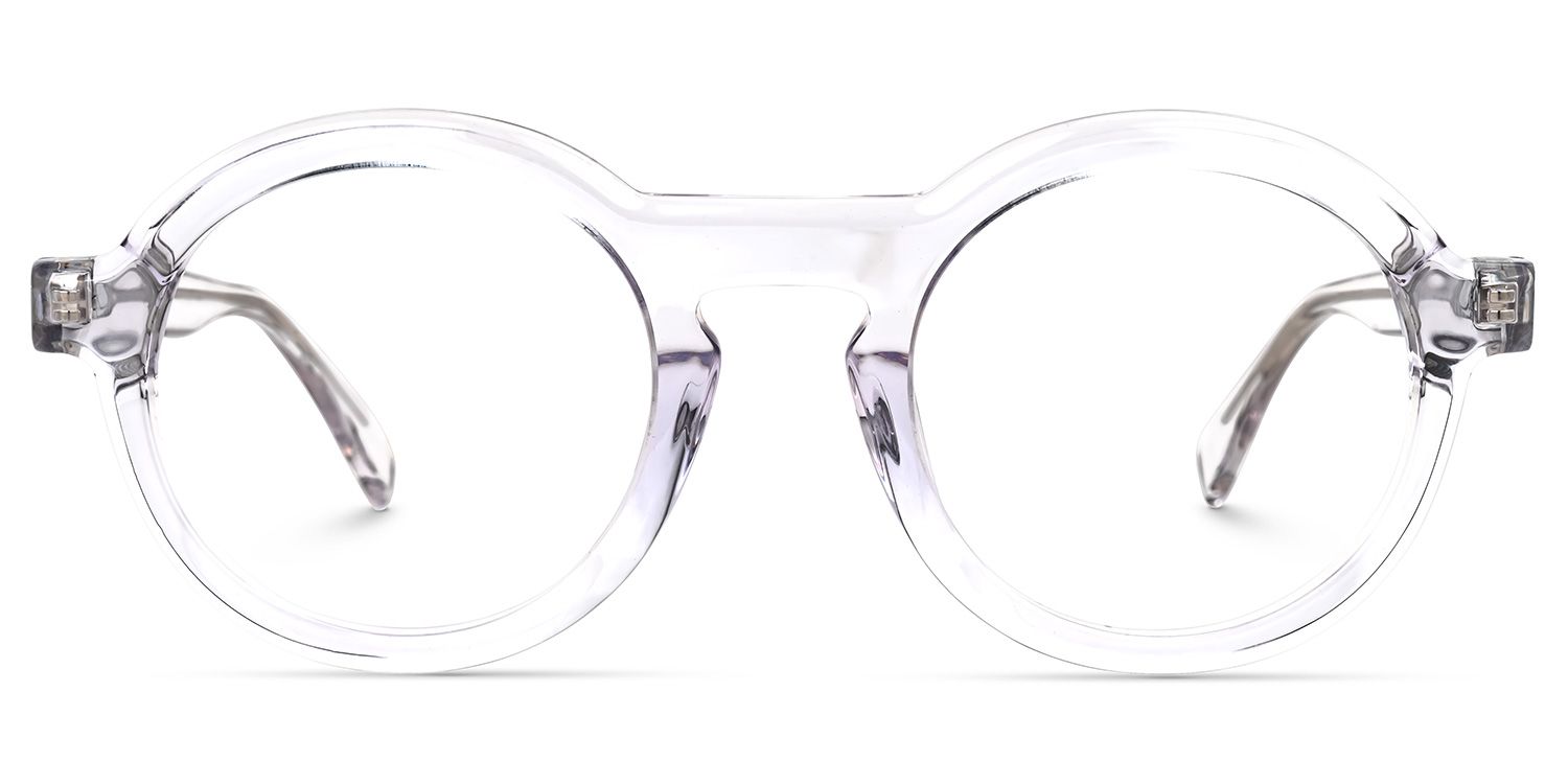 Round Mariam Clear Glasses deals -Zeelool Glasses0