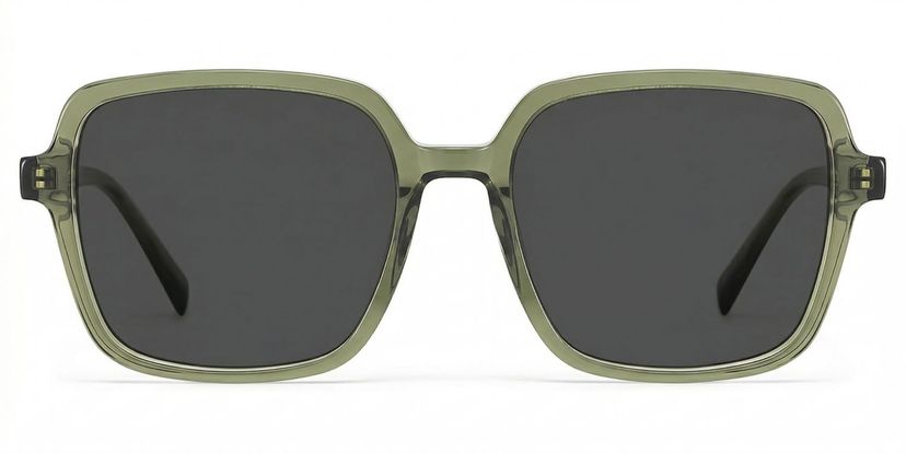 Ember Green Square Sunglasses