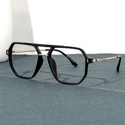 Lizbeth Aviator Black Glasses4