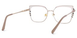 Jesmin Square Khaki Tortoise Glasses5