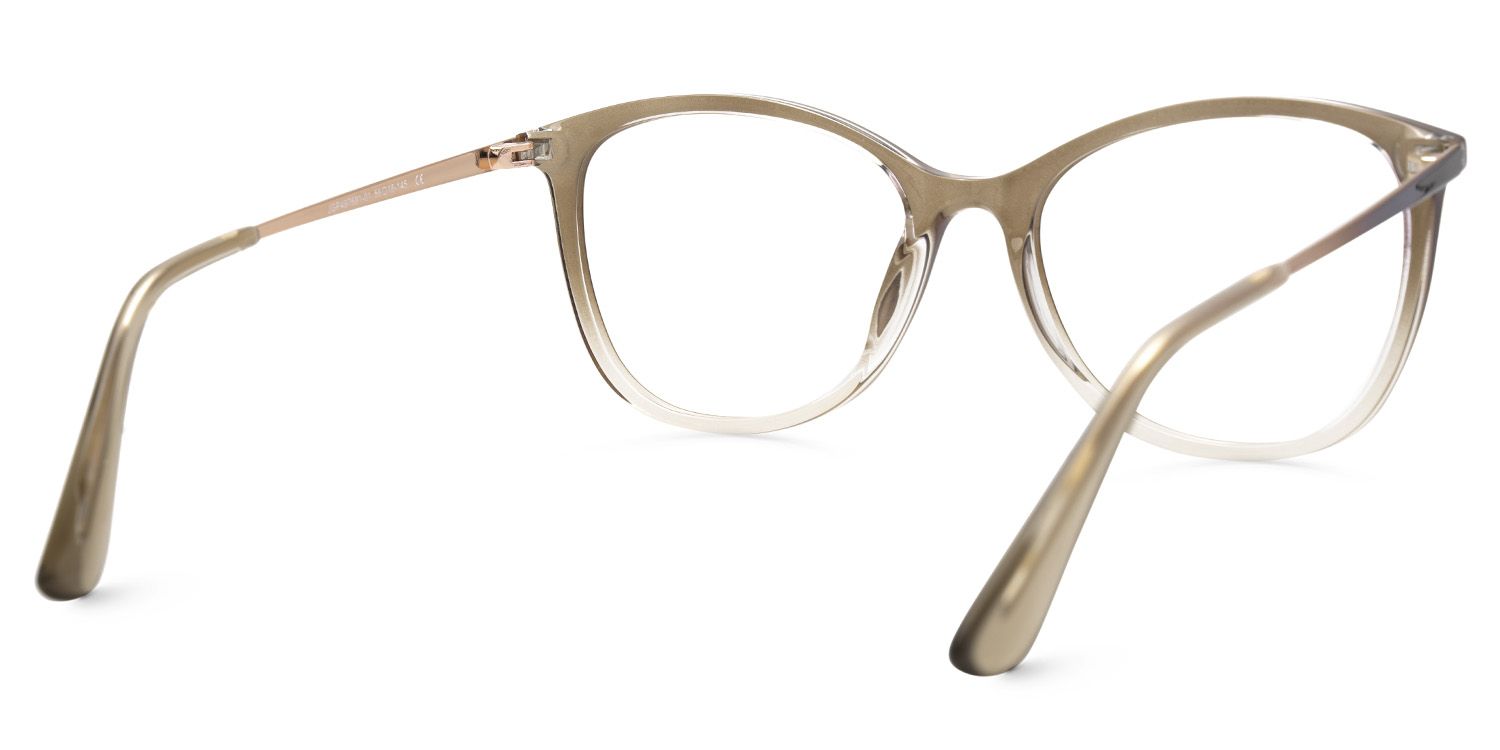 Jenee Thin Brown Glasses Frame in Oval Design | ZEELOOL UK2