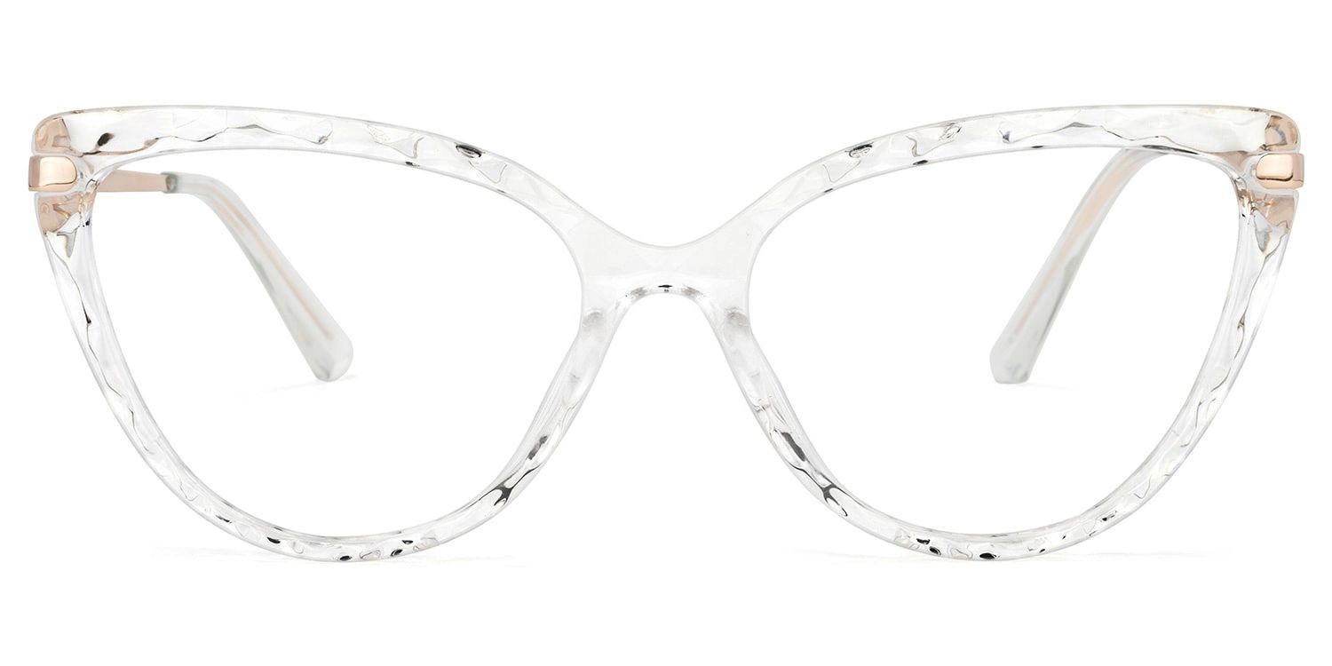 Lucas Cat Eye Glasses with Clear Frames | ZEELOOL UK0