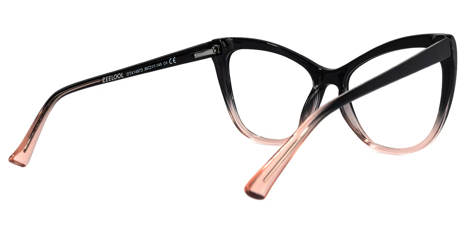 Shelby Cateye Black-Pink Glasses3