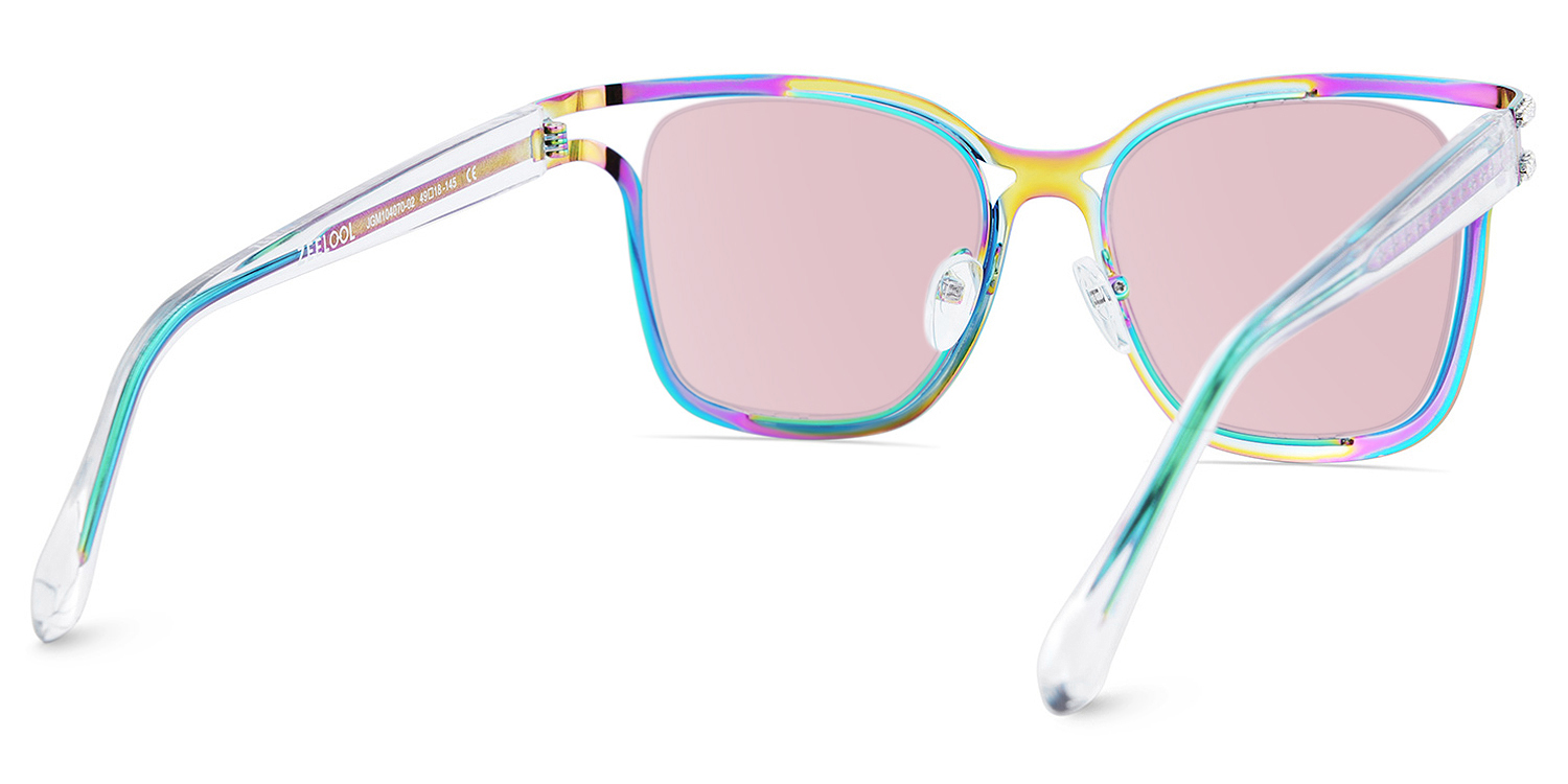 Shine Square Iridescent Sunglasses4