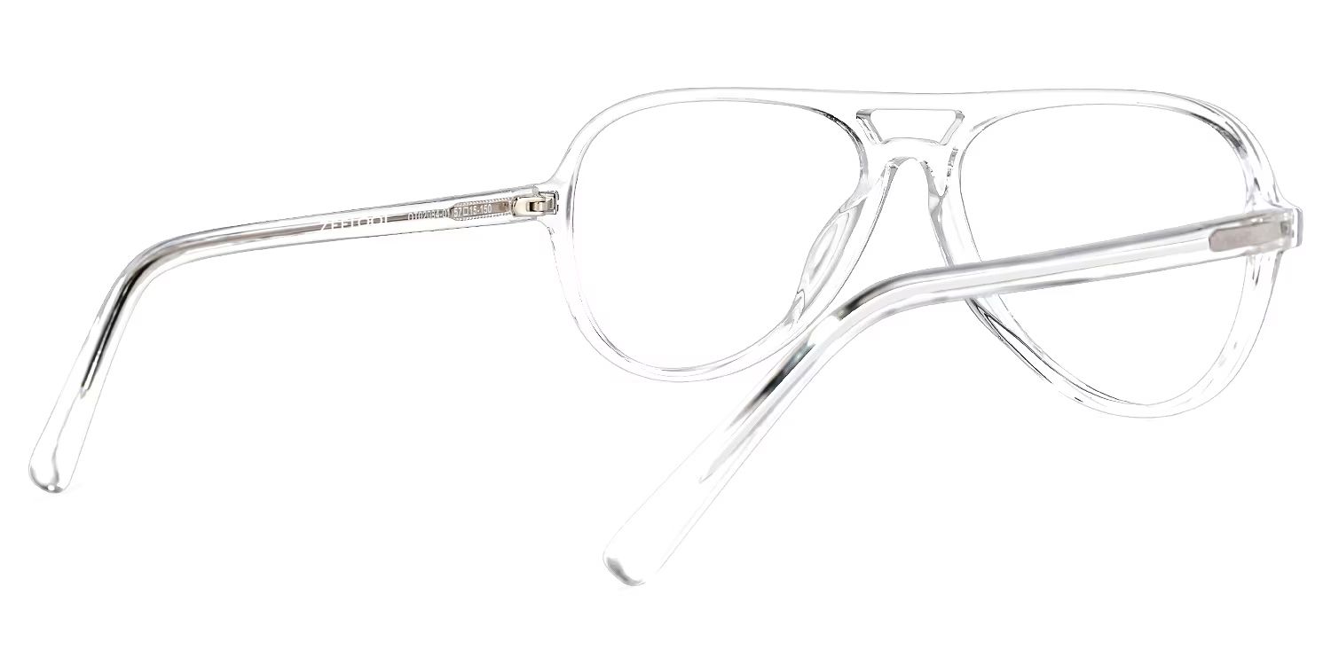 Erwin Geometric Clear Glasses | ZEELOOL UK3