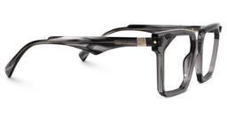 Gillard Square Black Glasses2