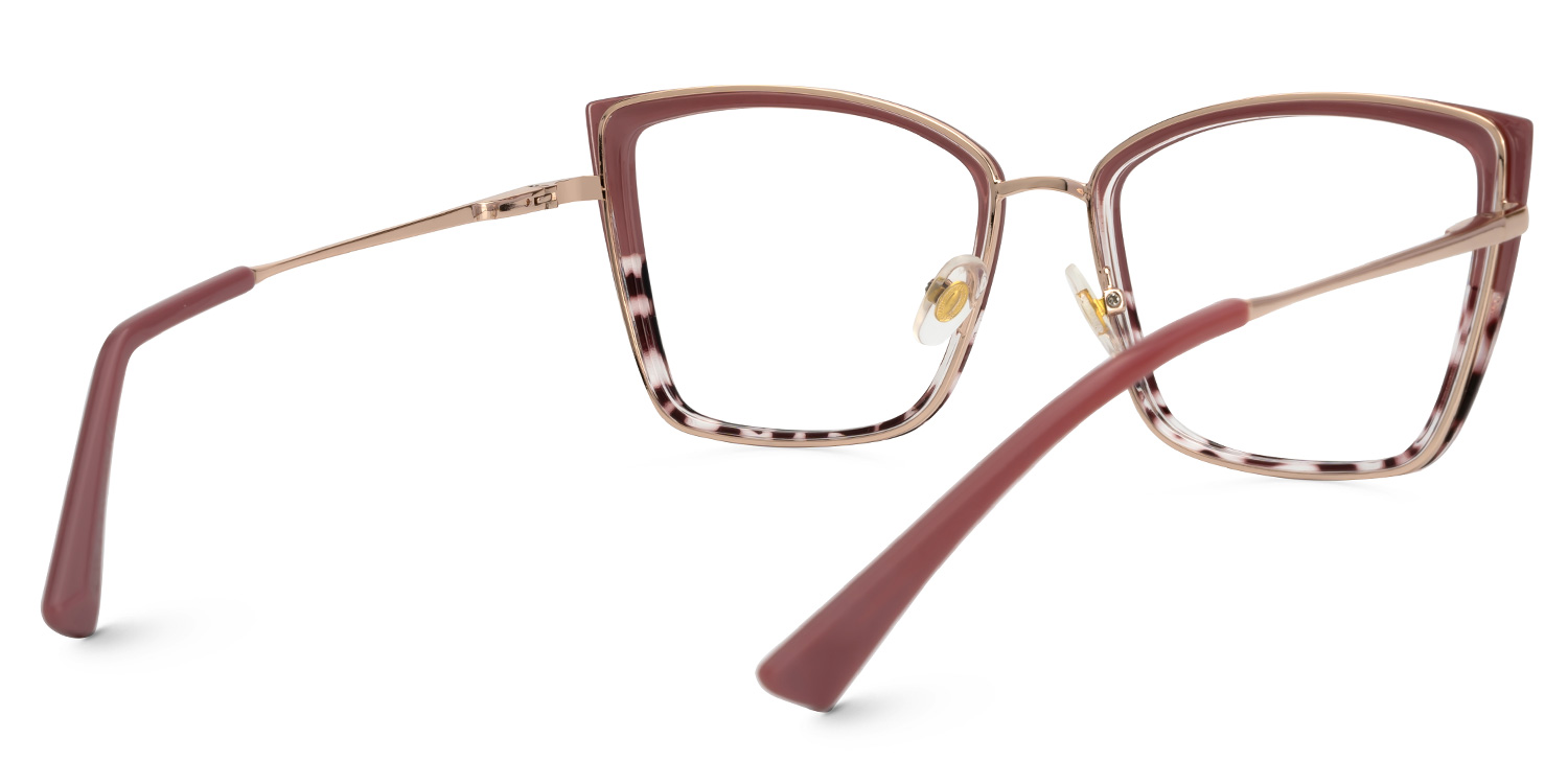 Mariie Butterfly Red Full-Frame Glasses | ZEELOOL UK3