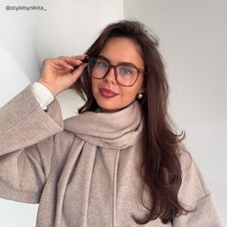 Jude Light Brown Square Glasses6