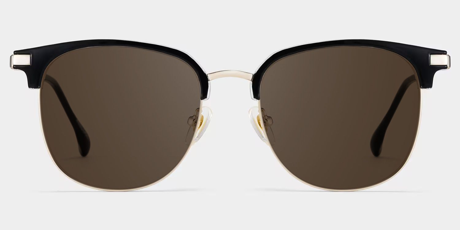Naranjo Browline Sunglasses with Mixed Black Frames | ZEELOOL CA0