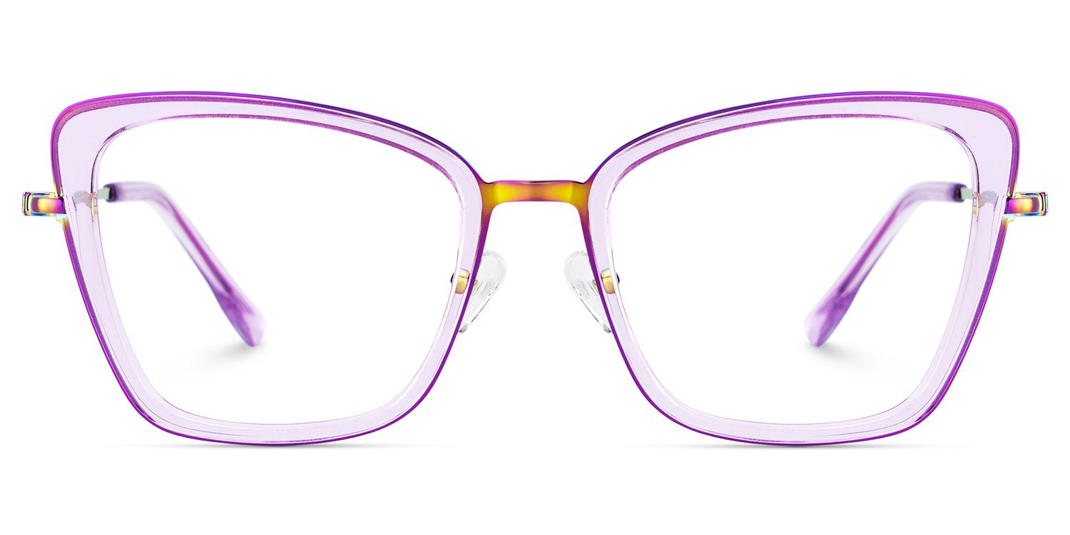 Rosalie Butterfly Purple Color Frame Glasses for Women | ZEELOOL UK1