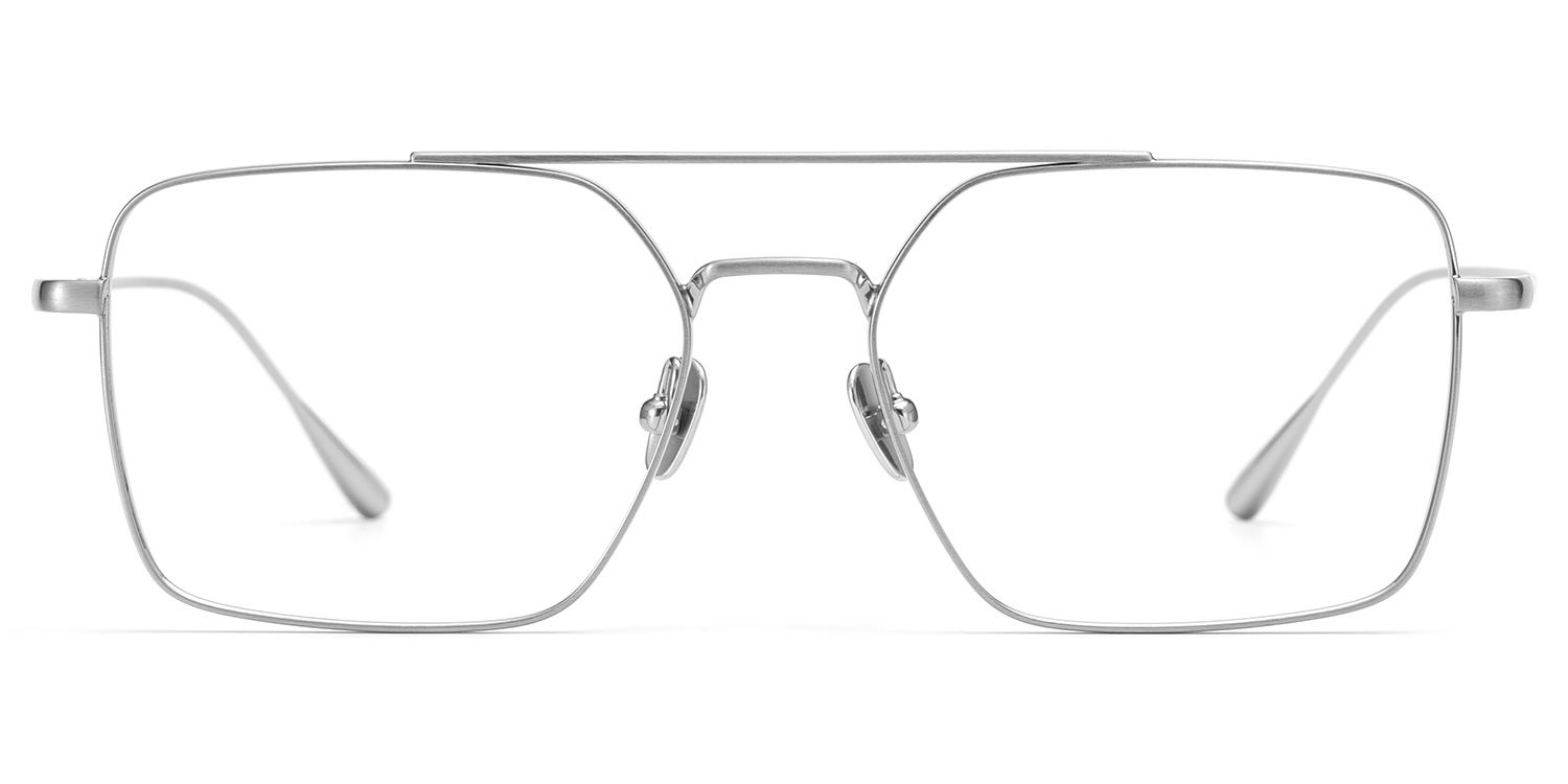 Jensen Eyeglasses in Aviator Sliver Frame | ZEELOOL UK2