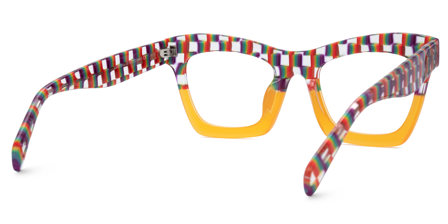 New Arriva Striped and Orange Glasses for Benitez Frame | ZEELOOL UK3