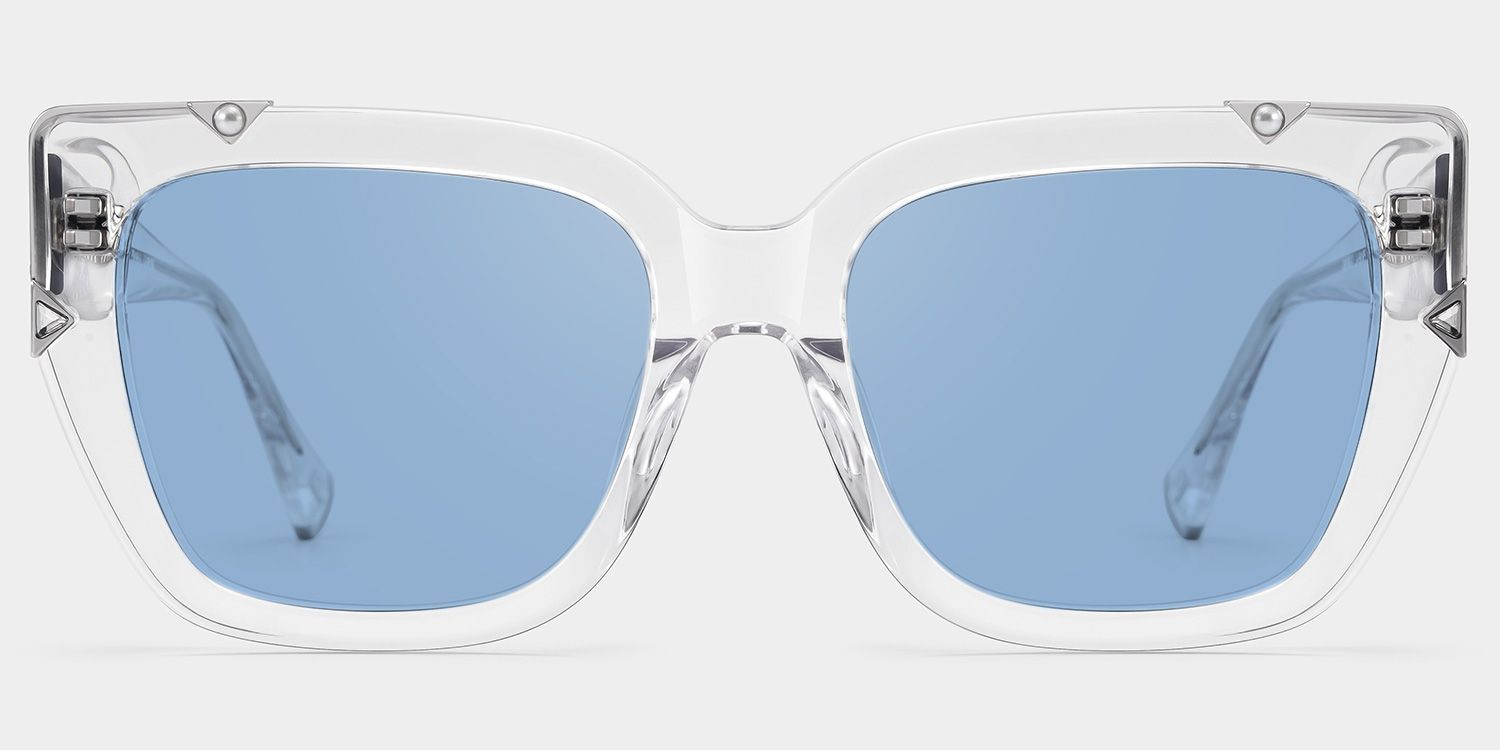 Marilyn Clear Frame Sunglasses with Butterfly Style | ZEELOOL UK1