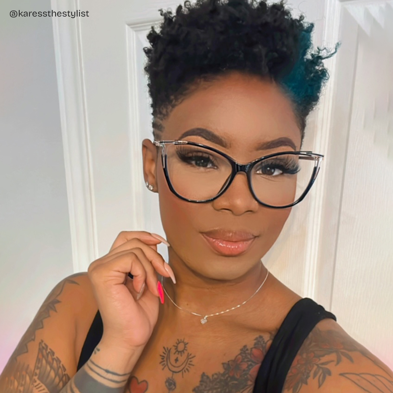 Yomary Black Cateye Frame Glasses | Zeelool Optical6