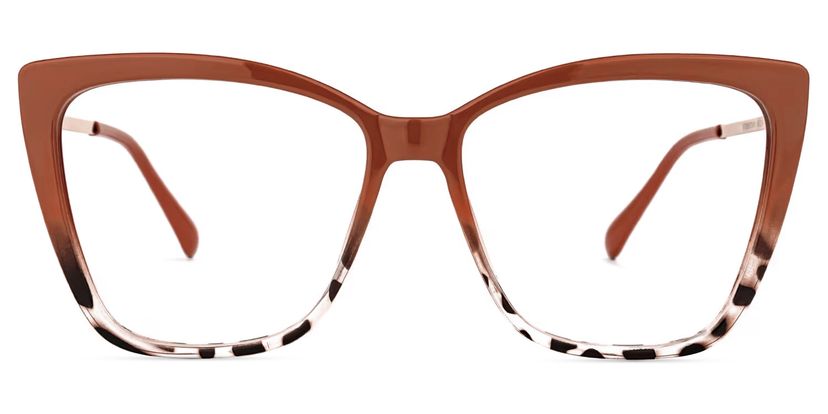 Awilda Orange Butterfly Glasses