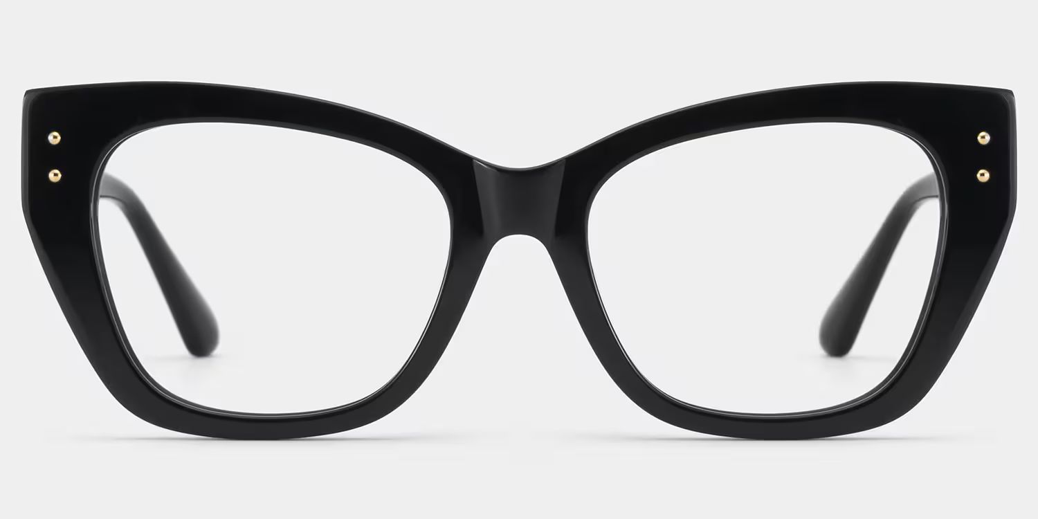 Skylar Black Frame Glasses with Butterfly Frame Online | ZEELOOL UK1