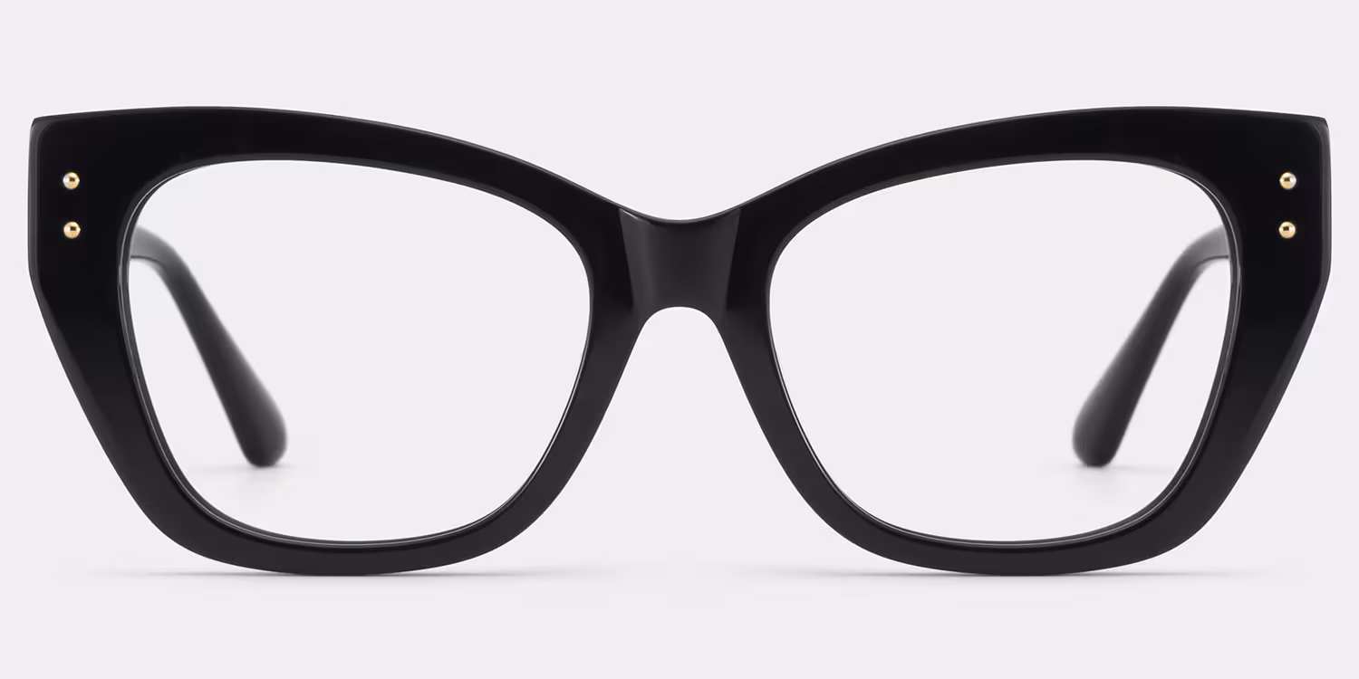 Skylar Butterfly Black Glasses good-img