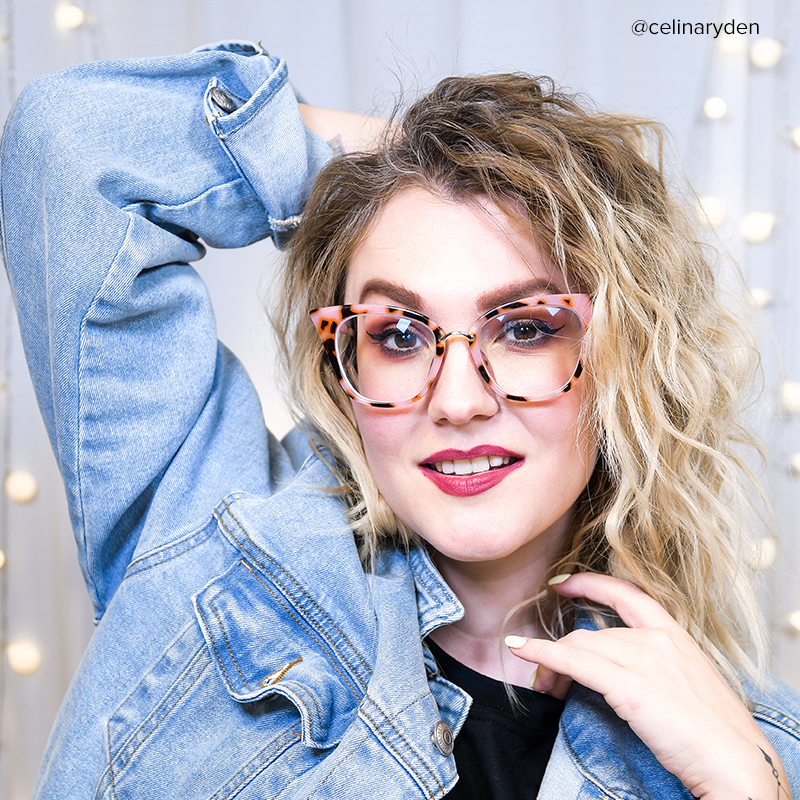 Chandrikar Cat Eye Pink-Floral Glasses8