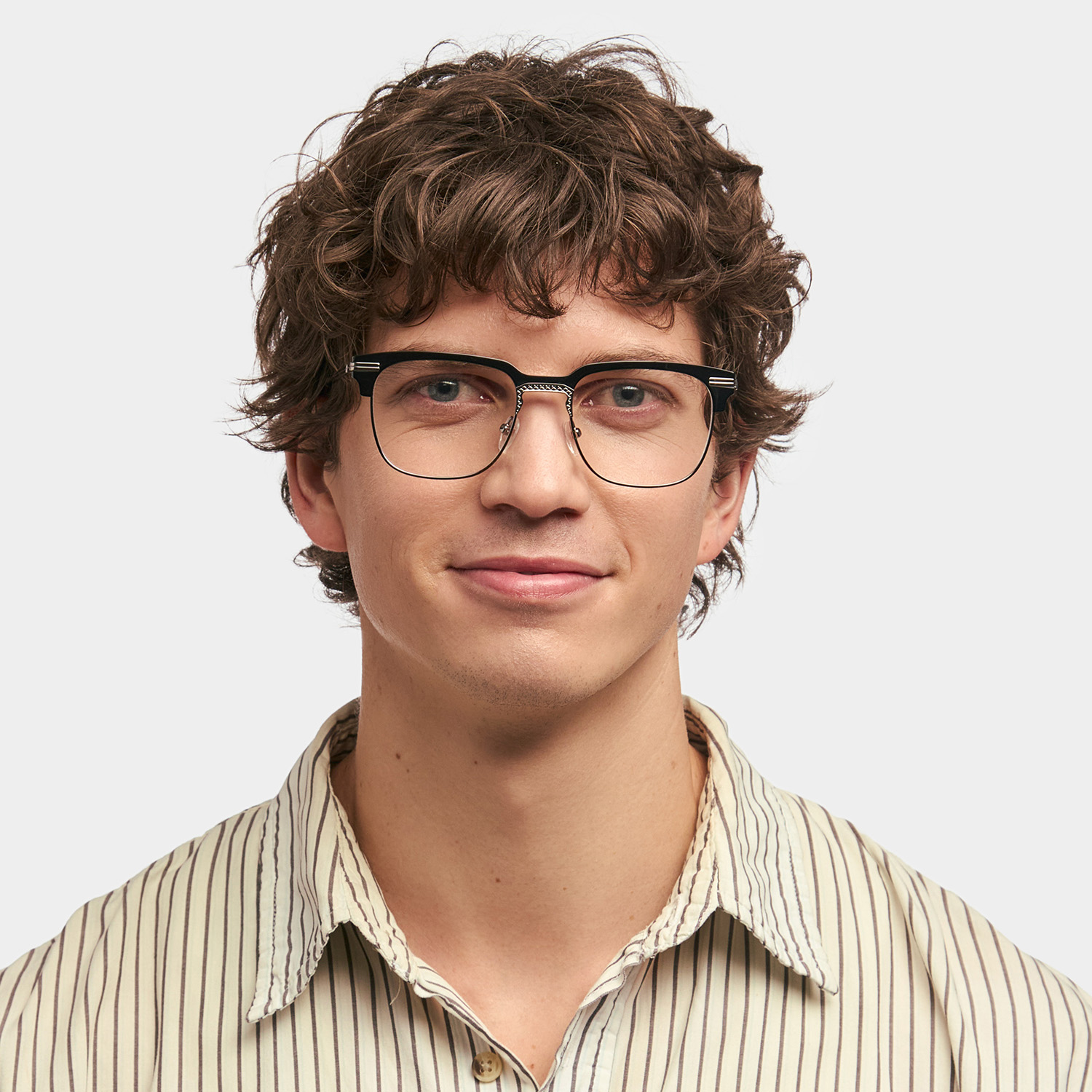 Boyde Browline Black Glasses0