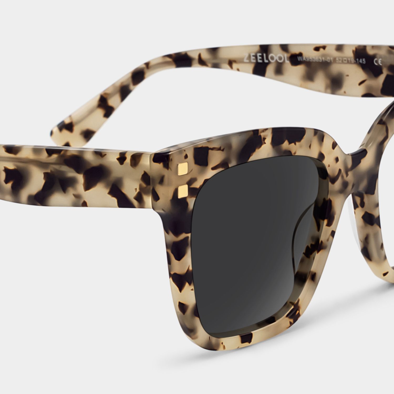 Minguela Square Brown-Tortoise Sunglasses | ZEELOOL UK4