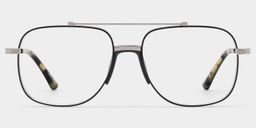 Poppy Black Aviator Glasses1