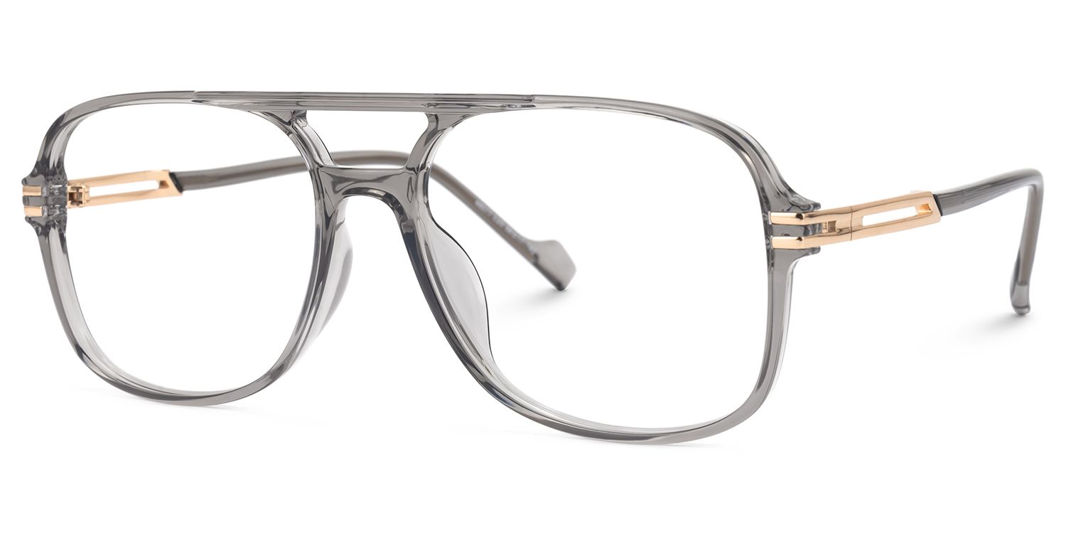 Square Nyawa Gray Glasses deals -Zeelool Glasses1